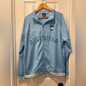 Umbro Argentina Track Jacket Men’s XL full zip
